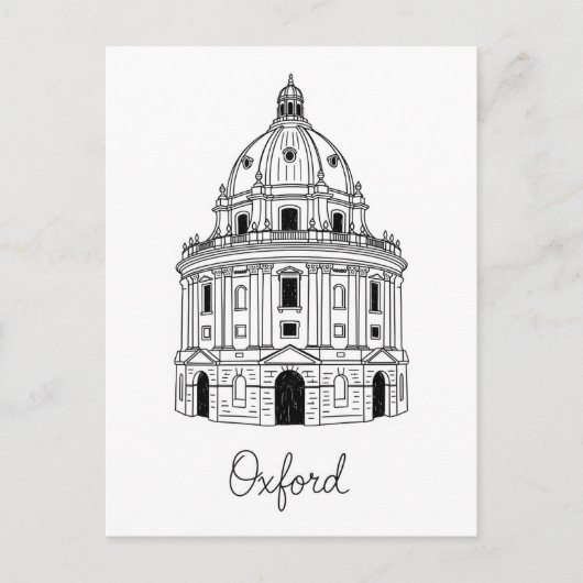 Oxford University Radcliffe Camera England Travel Postkarte (Vorderseite)
