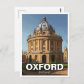 Oxford University Radcliffkamera England Travel Postkarte (Vorne/Hinten)