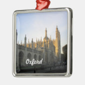 Oxford-Verzierung Silbernes Ornament (Links)