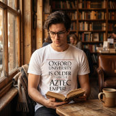 Oxford vs. Aztec Empire Fun Fact Design Tri-Blend Shirt