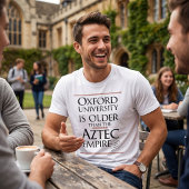 Oxford vs. Aztec Empire Fun Fact Design Tri-Blend Shirt