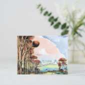 Oxford Während des Westens, Gemälde von Paul Nash Postkarte (Stehend Vorderseite)