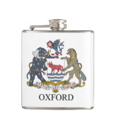 Oxford-Wappen Flachmann (Vorderseite)