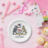 Oxford-Wappen Pappteller (Party)