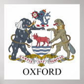 Oxford-Wappen Poster (Vorne)