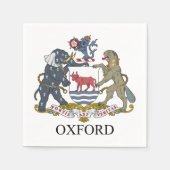 Oxford-Wappen Serviette (Vorderseite)