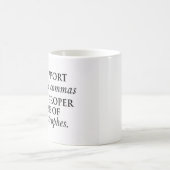 Oxfordkomma-und -apostroph-Tasse Kaffeetasse (Mittel)