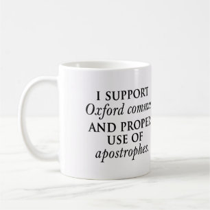 Oxfordkomma-und -apostroph-Tasse Kaffeetasse