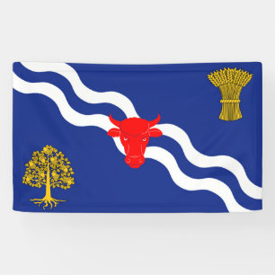 Oxfordshire-Flagge Symbol der Provinz Oxford Banner