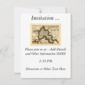 Oxfordshire Landkreis England Alte antike Karte (Rückseite)