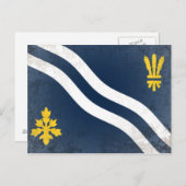 Oxfordshire Postkarte (Vorne/Hinten)