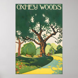 Oxhey Woods Druck Poster