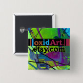 oxidArt quadratischer Knopf Button (Vorne & Hinten)