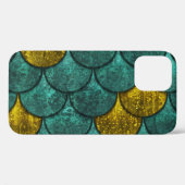 Oxide Metallic: Fischskalen Textur Case-Mate iPhone Hülle (Rückseite (Horizontal))