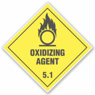 Oxidierender Agent 5.1 Aufkleber