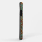 Oxidierte kupferne Endblick-Patina-Beschaffenheit Case-Mate iPhone Hülle (Hinten/Rechts)