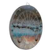 Oxidiertes Metall Dartscheibe (Vorderseite Links)