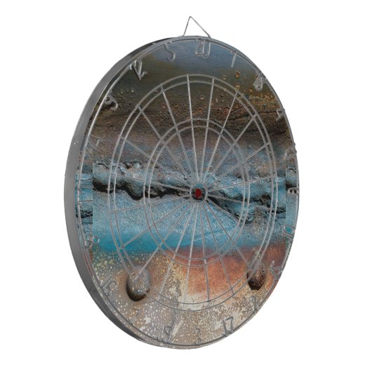 Oxidiertes Metall Dartscheibe (Vorderseite Links)