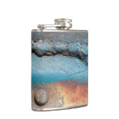 Oxidiertes Metall Flachmann (Rechts)