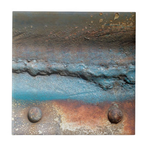 Oxidiertes Metall Fliese