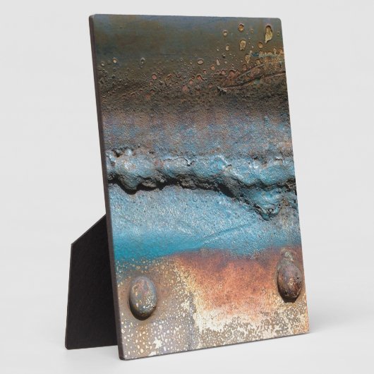 Oxidiertes Metall Fotoplatte (Seite)