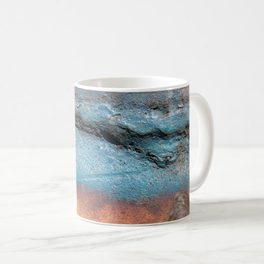 Oxidiertes Metall Kaffeetasse (VorderseiteRechts)