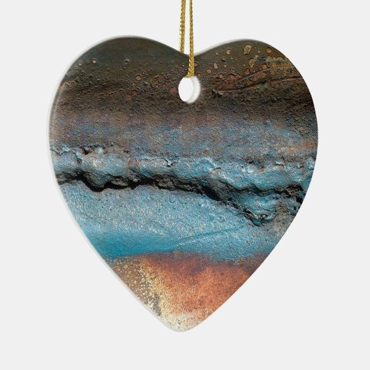 Oxidiertes Metall Keramik Ornament (Rechts)