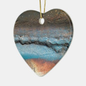 Oxidiertes Metall Keramik Ornament (Links)