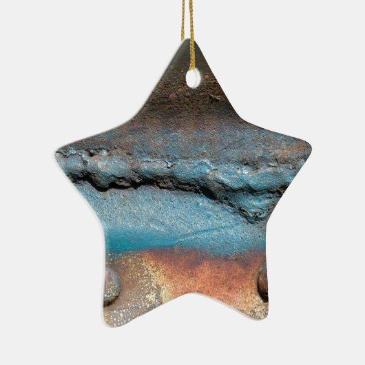 Oxidiertes Metall Keramik Ornament (Rechts)