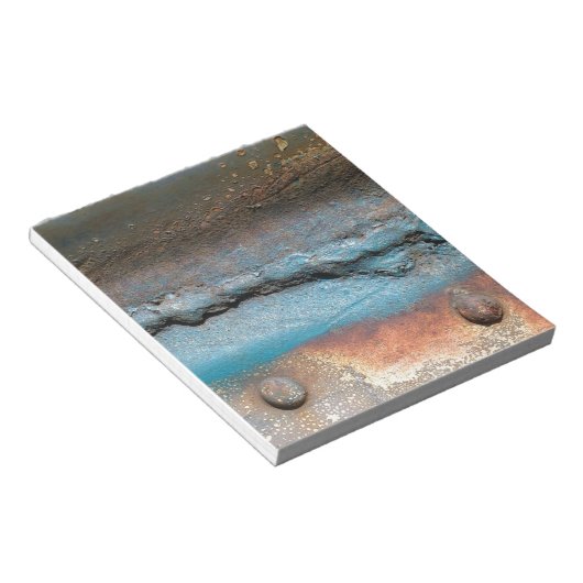Oxidiertes Metall Notizblock (angewinkelt)