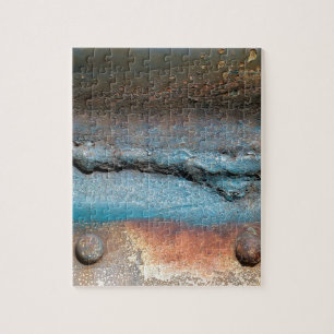 Oxidiertes Metall Puzzle
