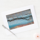 Oxidiertes Metall Rechteckiger Aufkleber (Umschlag)