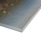 Oxidiertes Metall Schneidebrett (Ecke)