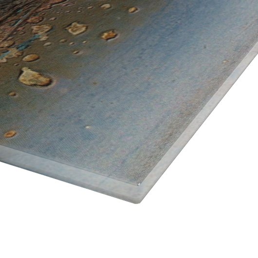 Oxidiertes Metall Schneidebrett (Ecke)