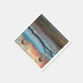 Oxidiertes Metall Serviette (Ecke)