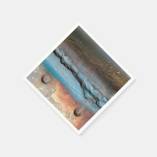 Oxidiertes Metall Serviette (Ecke)