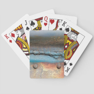 Oxidiertes Metall Spielkarten