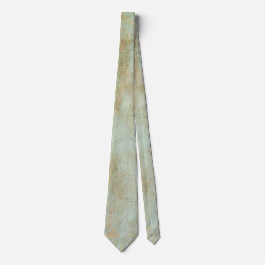 Oxidized Copper and Green Texture Krawatte (Vorderseite)