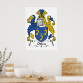 Oxley Familienwappen Poster (Küche)