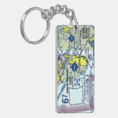 Oxnard Airport Chart / Taxistand Schlüsselanhänger (Vorderseite links)