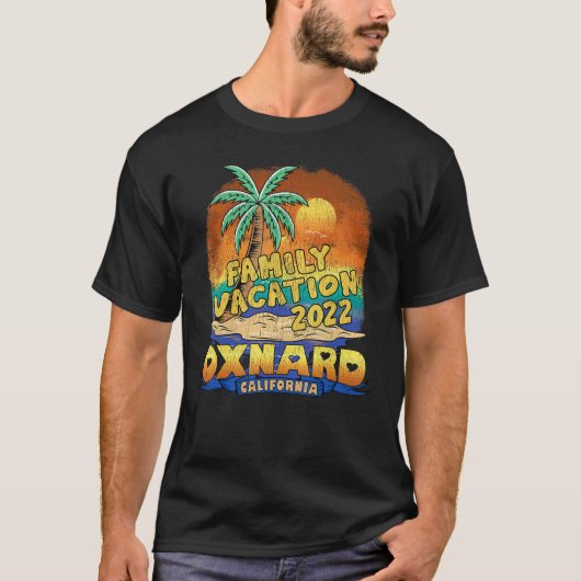 Oxnard California Family Vacation 2022 Beach Souve T-Shirt (Vorderseite)