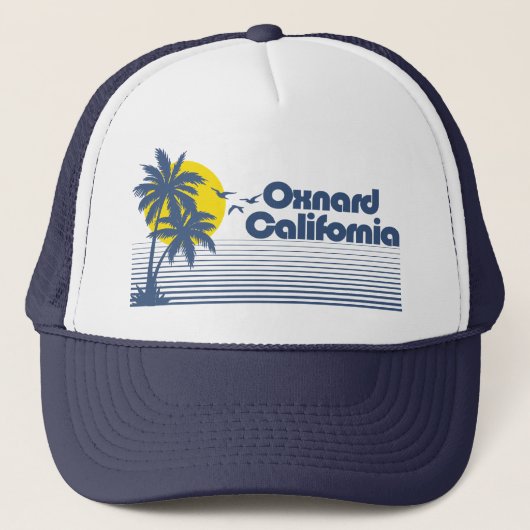 Oxnard California Truckerkappe (Vorderseite)