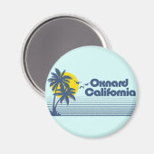 Oxnard Kalifornien Magnet (Vorderseite/Rückseite)