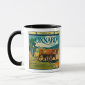 Oxnard Orange LabelOxnard, CA Tasse (Links)
