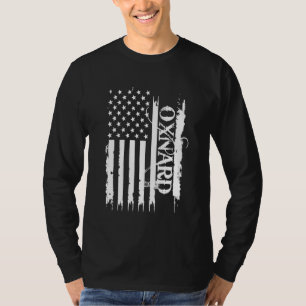 Oxnard United Staaten beängstigt US-Flagge T-Shirt