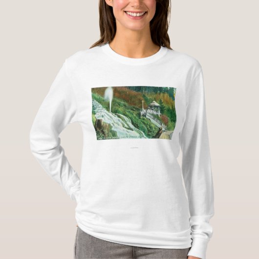 Oxone Fälle und Frühling ViewShasta Frühlinge, CA T-Shirt (Vorderseite)