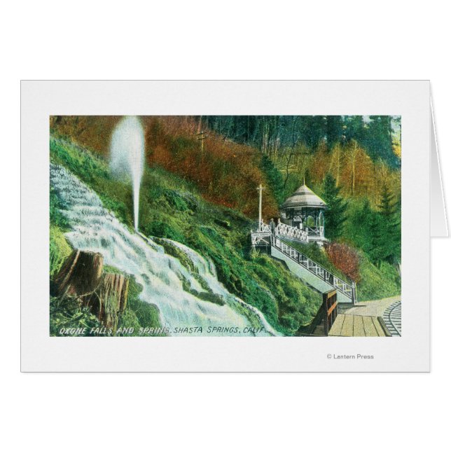 Oxone Falls and Spring ViewShasta Springs, CA (Vorderseite (Horizontal))