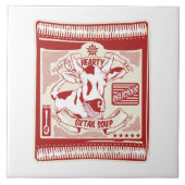 Oxtail Suppe Pop Art Fliese (Vorderseite)