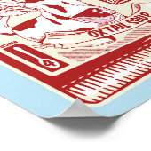 Oxtail Suppe Pop Art Poster (Ecke)