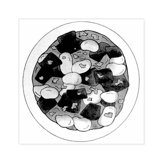 Oxtail und Broad Beans Stew jamaikanische Lebensmi Gummistempel (Prägung)